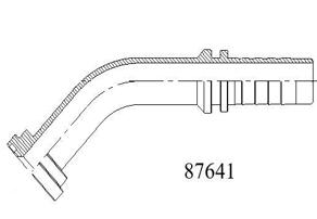 87641 SAE 6000PSI法兰接头系列